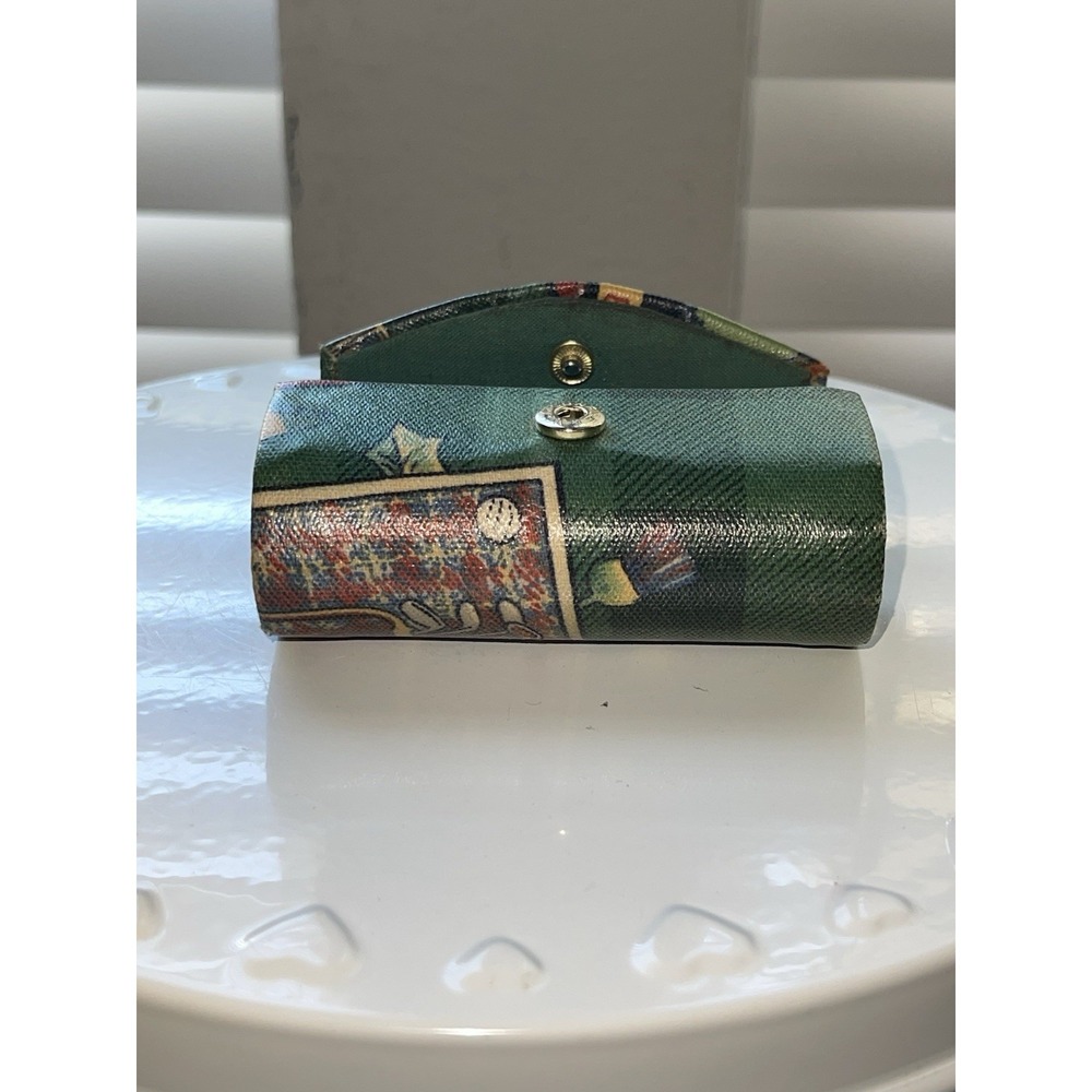 Vintage Golf Design Lipstick Case With Mirror Golf Club Rare